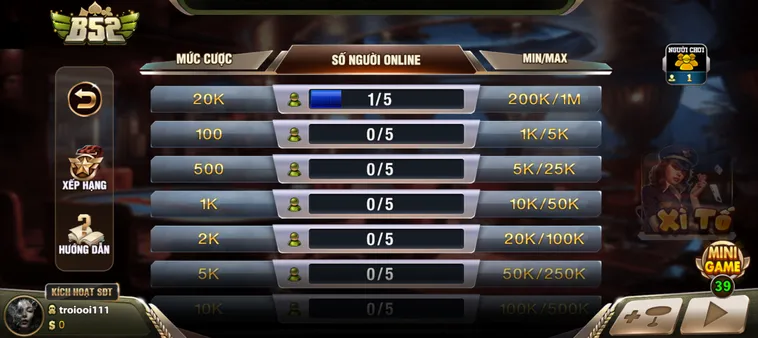 Nghệ Thuật Chơi Xì Tố Tại B52 Club Đỉnh Cao Đấu Trí Nhận Thưởng Lớn